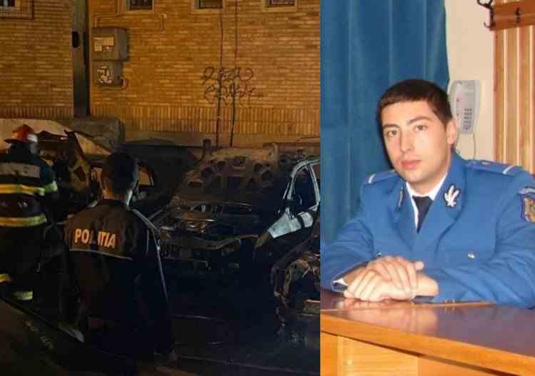 Jandarmul care a incendiat nouă maşini la Galaţi a fost trimis în judecată